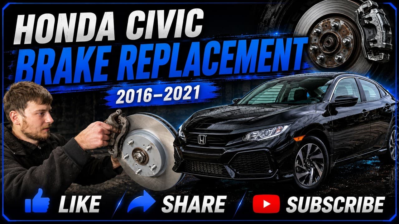 2016–2021 Honda Civic Brake Replacement | Front & Rear Brakes
