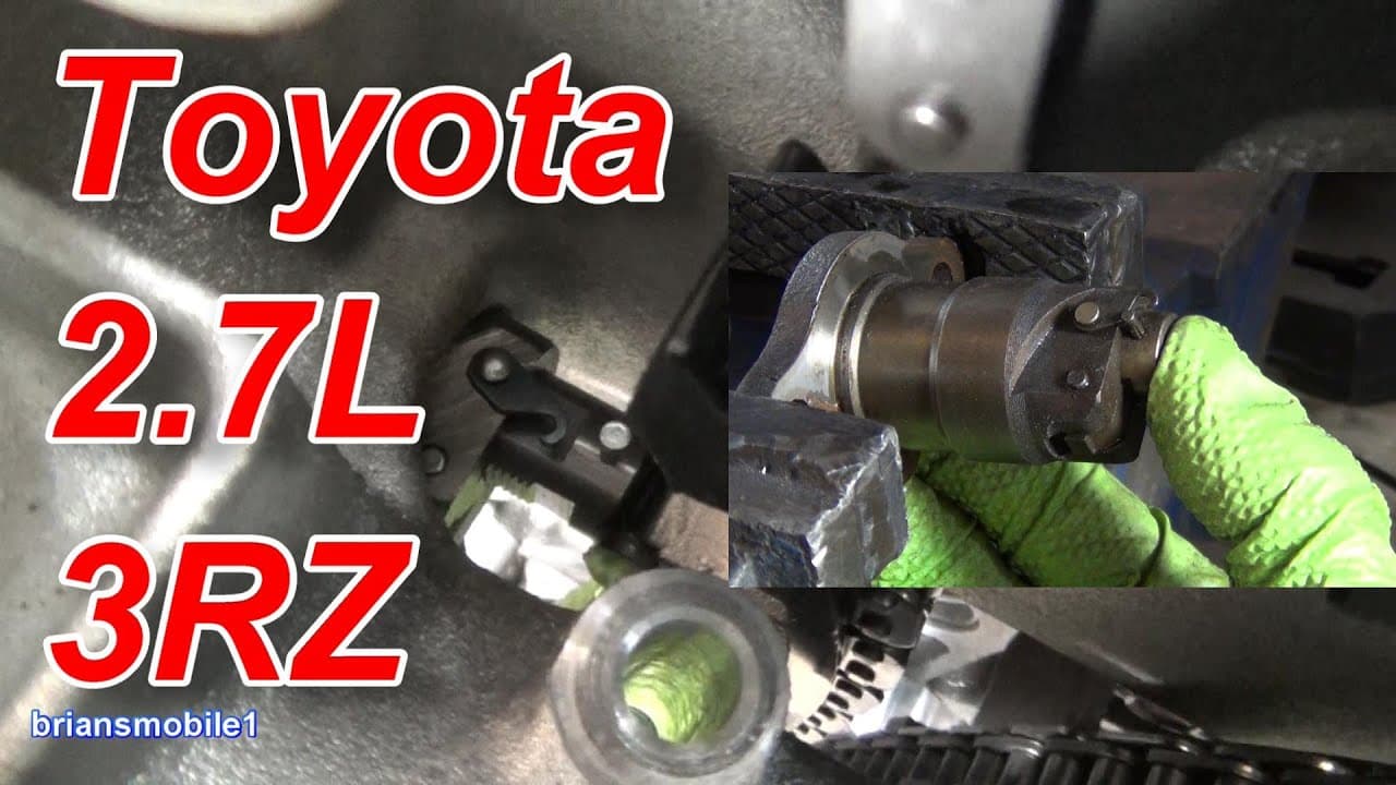 Toyota Tacoma 4Runner T100 2.7L Timing Chain Marks & Tensioner Tips