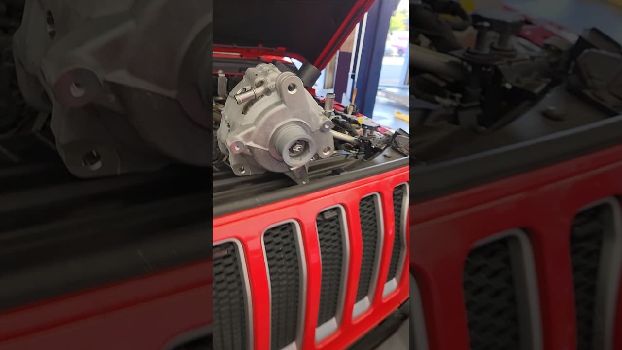 Jeep Wrangler watercooled alternator/generator #Stellantis #jeep #dodge #ram #chrysler #mechanic
