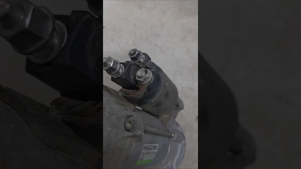 Fixing a known starter issue on a 2018 - 2020 F150.  #fordf150 #starterreplacement