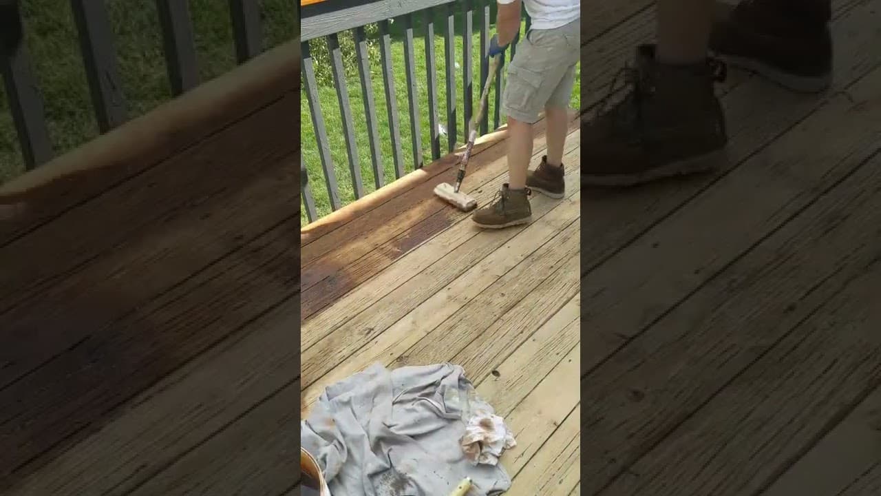 How to Stain a Deck