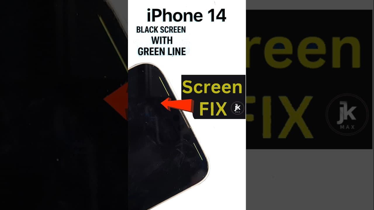 iPhone 14 Screen Blackout & Green Line Top Problem | #shots #worldmobilerepairingcenter  #iphone14
