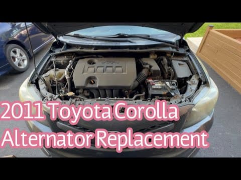 2011 Toyota Corolla | Alternator Replacement