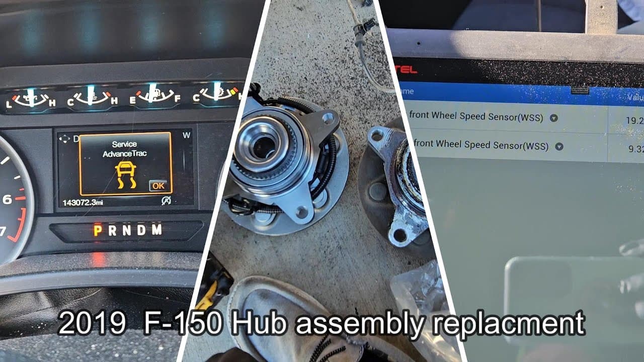 2019 F-150 Front wheel hub bearing replace