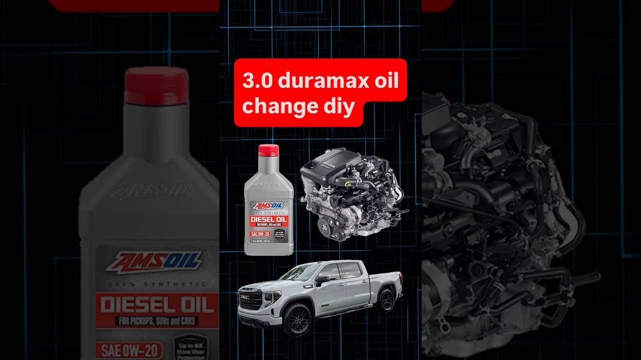 3.0 duramax oil change diy