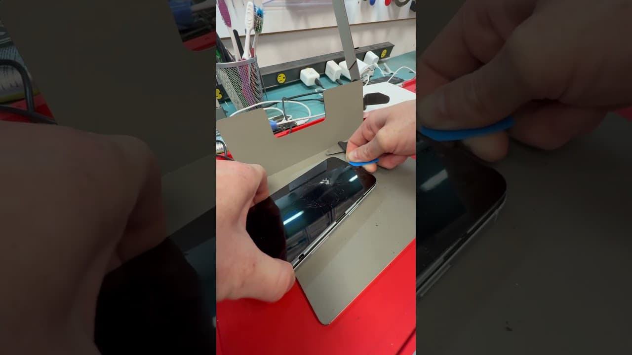 ASMR iPhone 15 Plus Screen Replacement