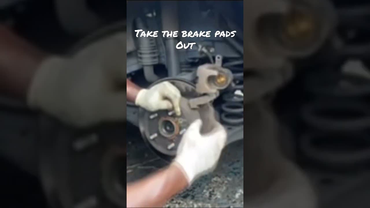 Doing A Rear Brake Pad Install On A 2019 Toyota Camry 4Cyl! #best #car #tutorial