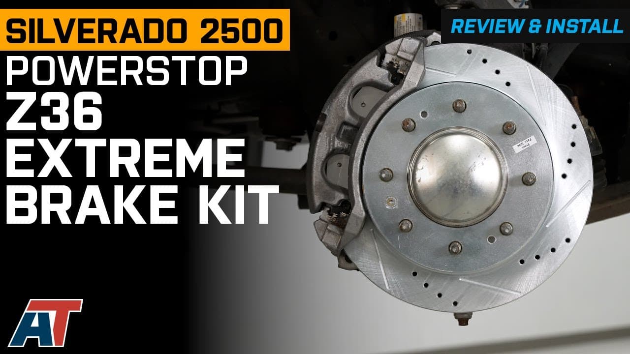 2020-2026 Silverado 2500 PowerStop Z36 Truck and Tow 8-Lug Brake Rotor and Pad Kit Review & Install
