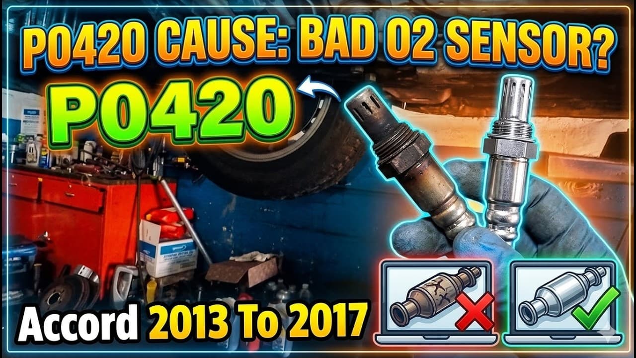 Honda Accord got code P0420 catalytic coverter below Threshold QUICK cheap FIX 2013 to 2021