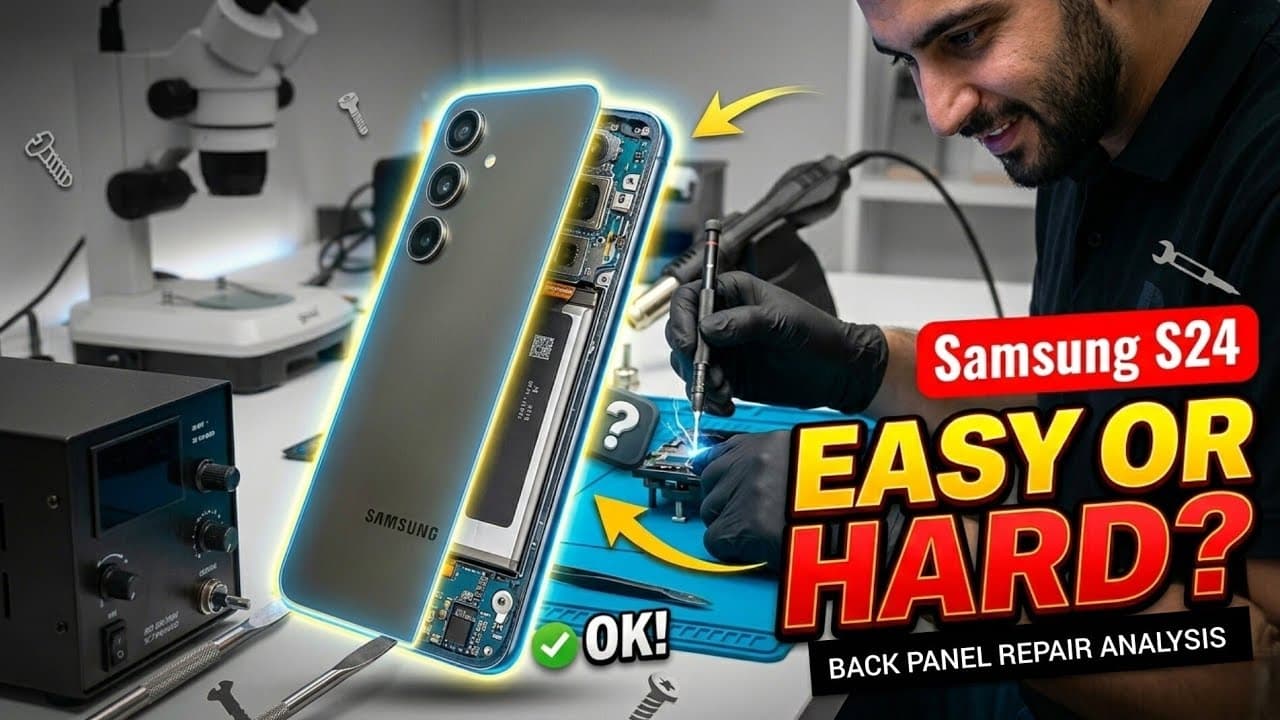 Samsung Galaxy S24 Back panel open | How To open Samsung S24 Back Panel Step-by-Step | samsung S24