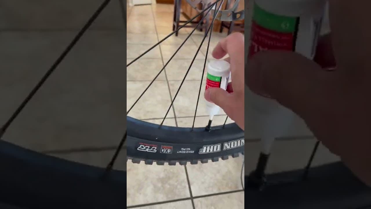Easy - How to Refill MTB Tubeless Tire Sealant
