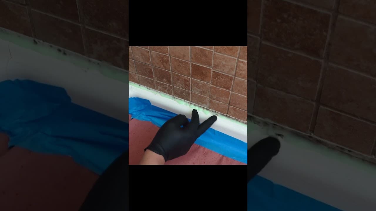 How To Remove And Replace Moldy Caulk In Bathroom Or Kitchen! DIY