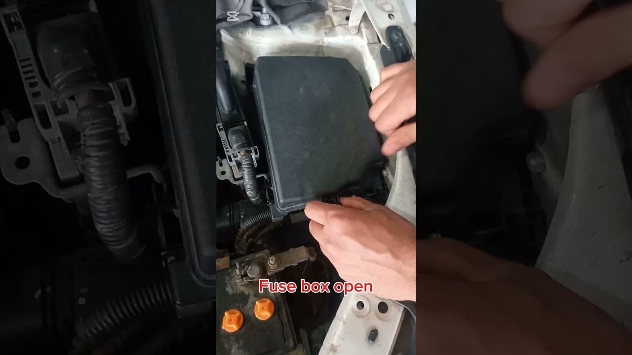 Fuse box open #corolla x #