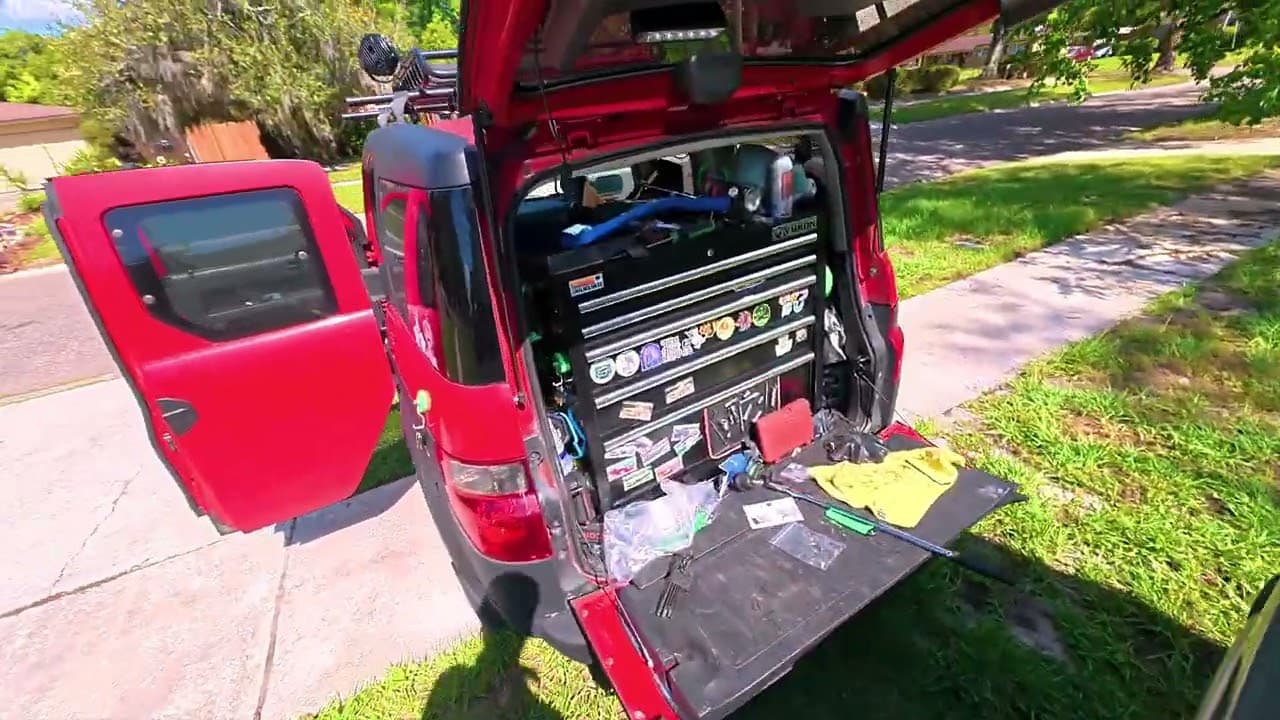 Mobile Mechanic | 2005 Toyota Tacoma A/C Compressor Replacement & Lower Ball Joint Repair