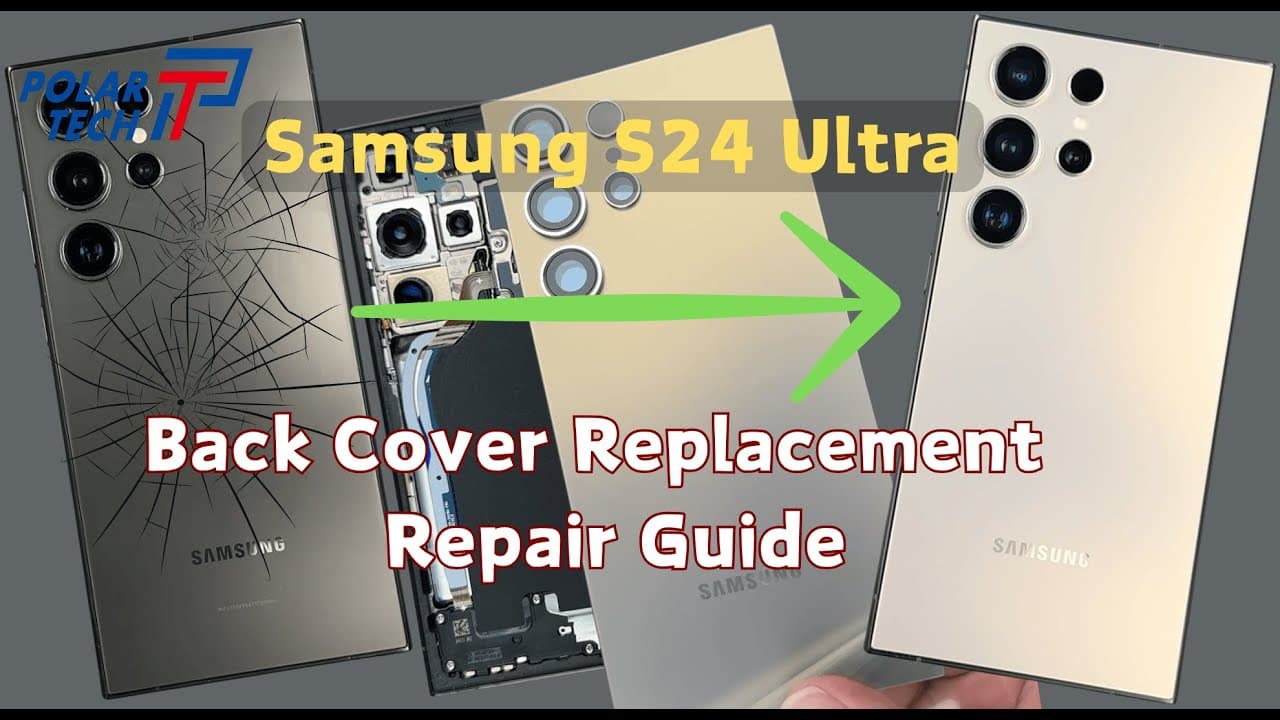 Samsung S24 Ultra Back Cover Replacement | Easy DIY Repair Guide