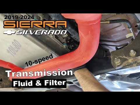 2019-2024 Sierra/Silverado: 10-speed Transmission Fluid & Filter Change (10L80)