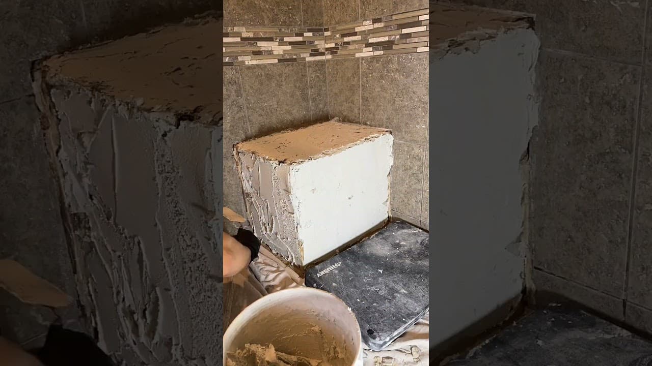 Loose Shower Tile, Cracked Grout How To Repair It EASY #schlutersystems #waterproofing #construction