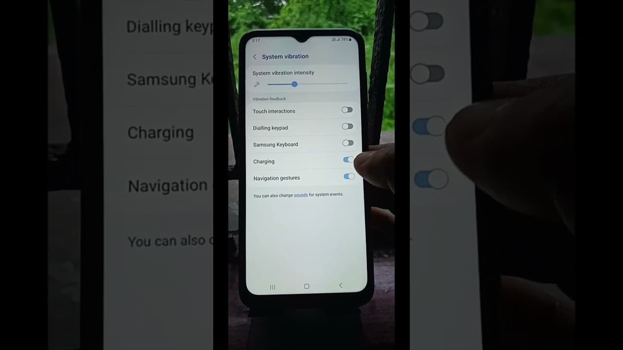 Control all Vibration feedback from System #samsung #oneui5 #shorts 🔥❤️