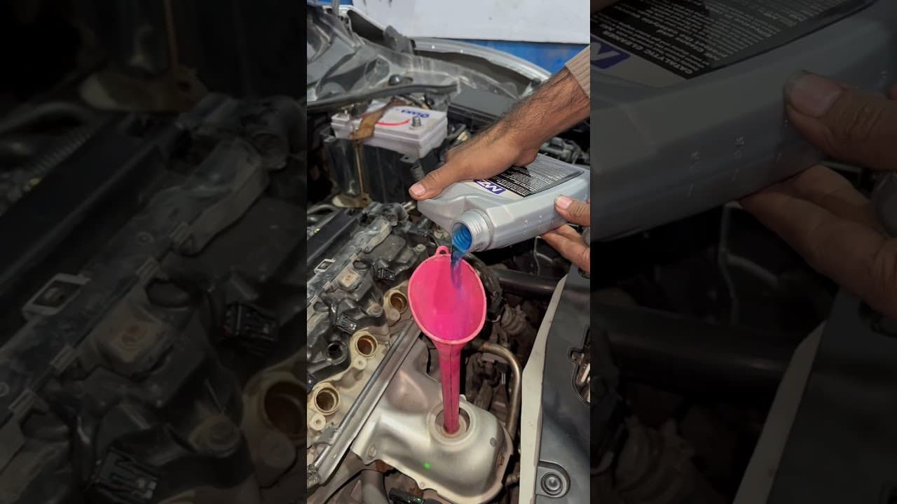 Honda Civic Catalytic Converter open & wash #alsharifauto#oxygensensor #shani #catalyticconverter