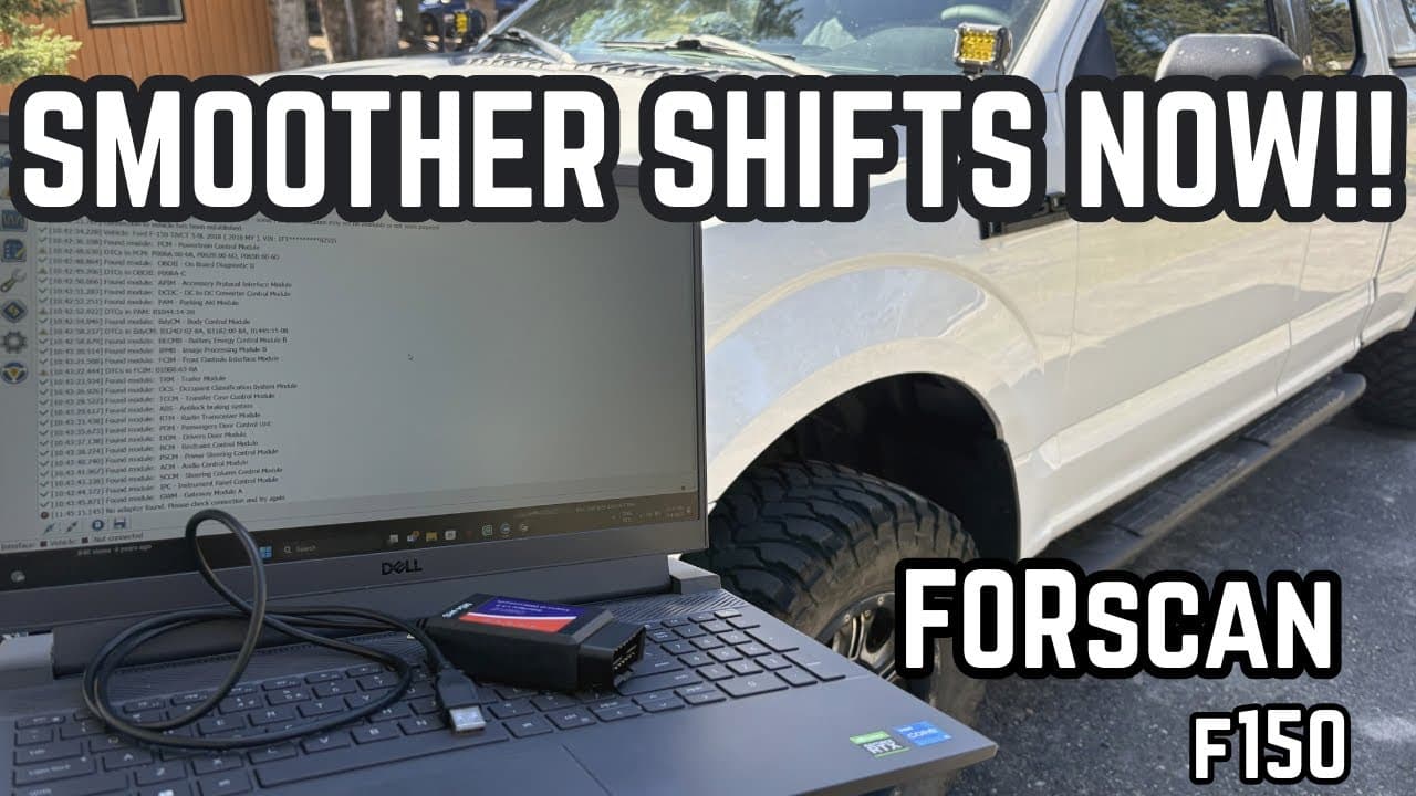 Fix F150  Hard Transmission Shifting! | Reset with FORScan for Smoother Performance