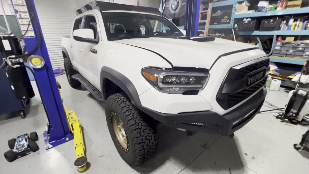 Full Detail How to Reseal a Front Timing Chain Cover on 2017 Toyota Tacoma 2GR-FKS oil leak (PT 2/3)