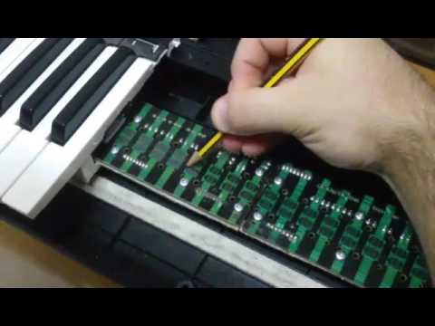 How to fix non-working keys with a pencil for free
