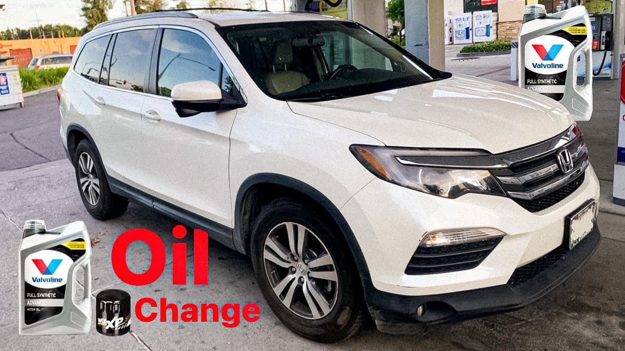2016-2022 Honda Pilot Full Synthetic Oil Change DIY