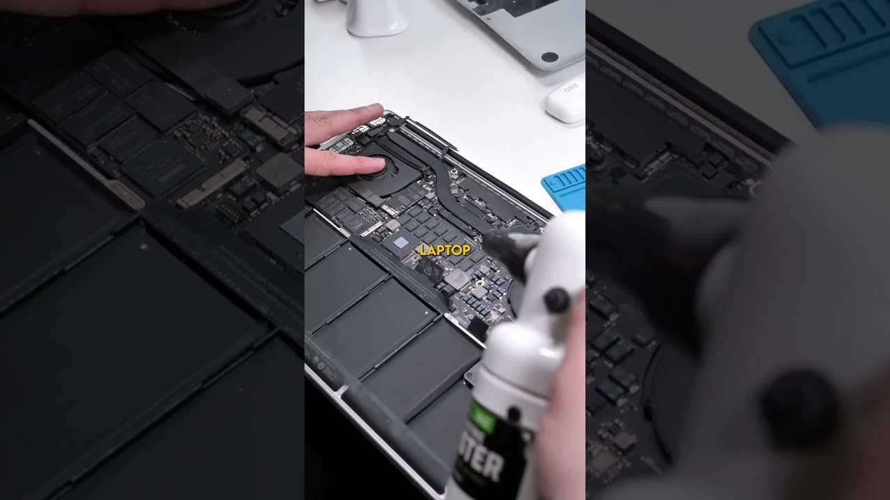 His MacBook Was Randomly Turning Off? #Shorts