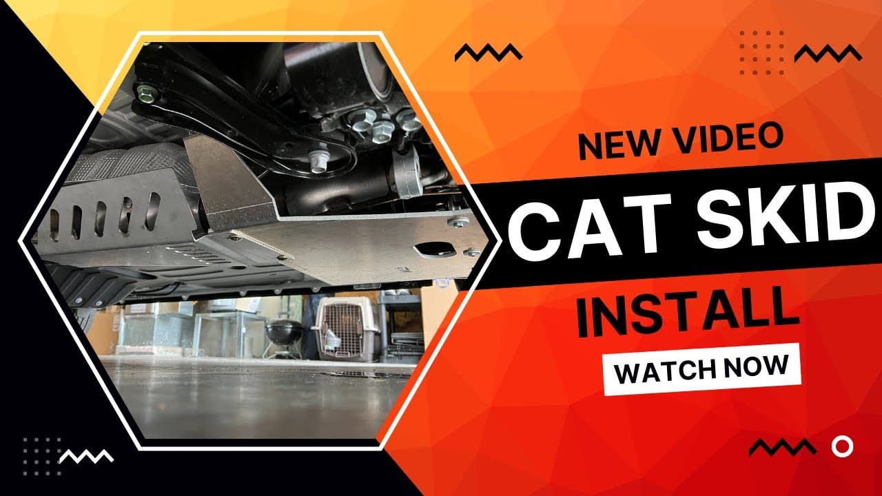 Catalytic Converter Skid plate kit install