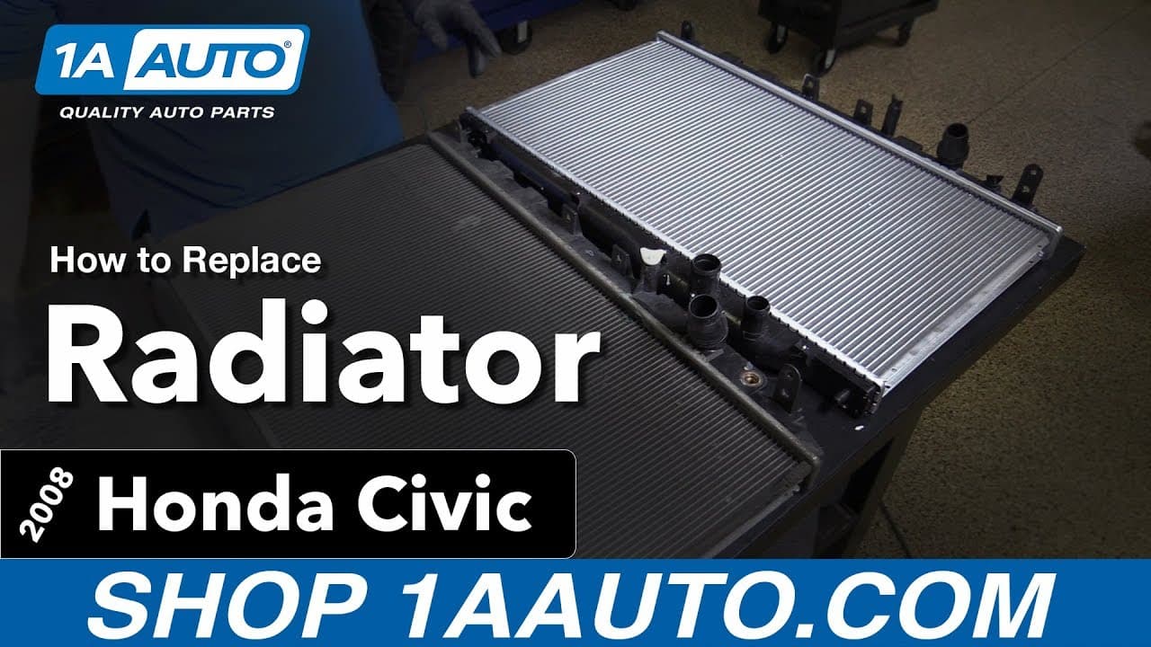 How to Replace Radiator 06 -11 Honda Civic