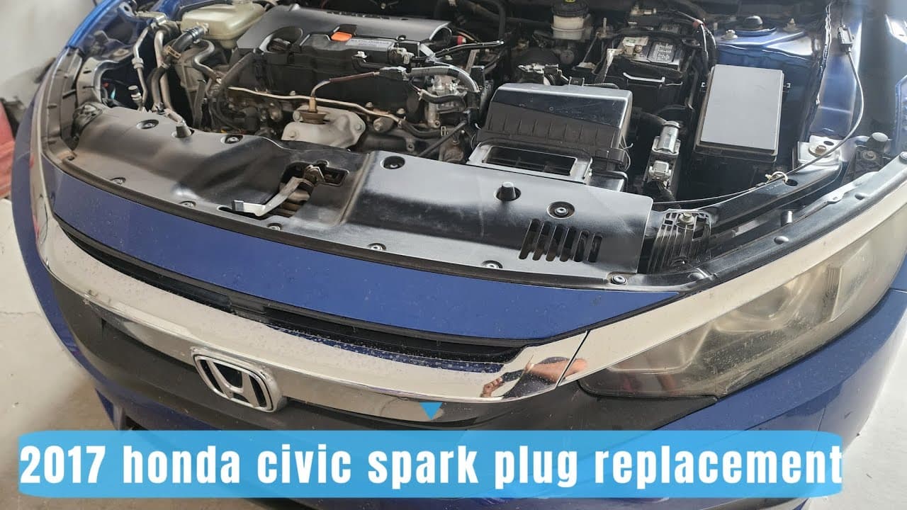 2017 honda civic how to replace spark plugs
