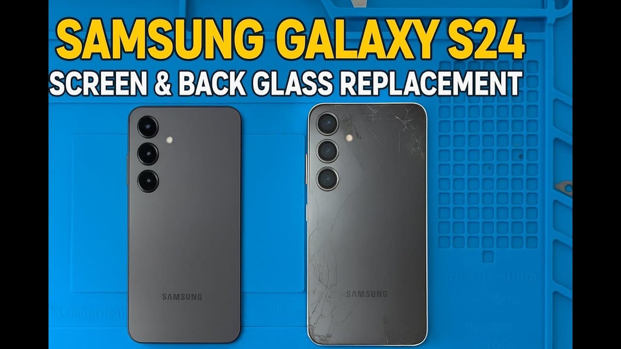 Samsung Galaxy S24 Screen & Back Glass Replacement | Full Repair Tutorial (Step-by-Step Guide)