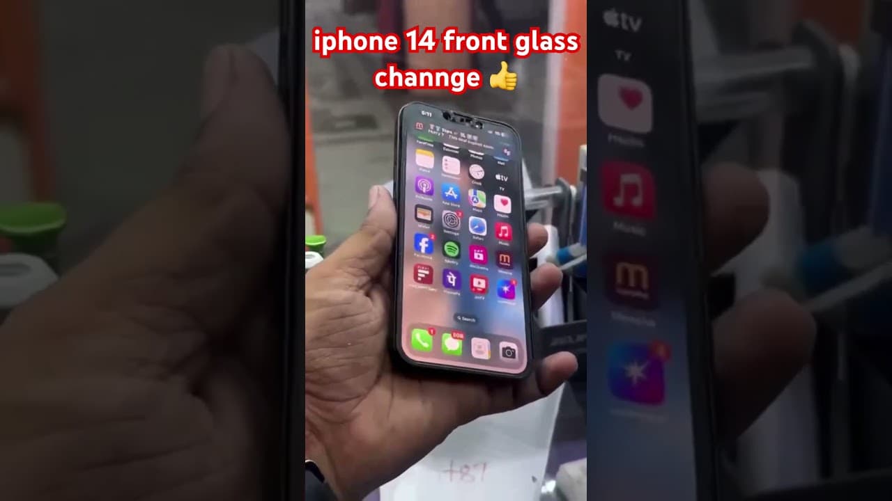 iPhone 14: Front Glass Replacement Guide