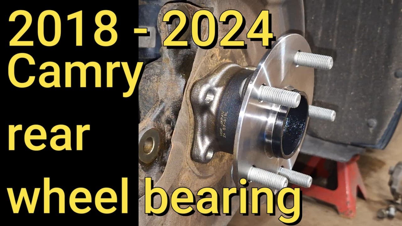 2018 - 2024 Toyota camry rear wheel bearing