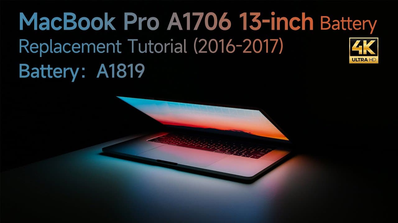 MacBook Pro A1706 13-inch Battery Replacement Tutorial (2016-2017)
