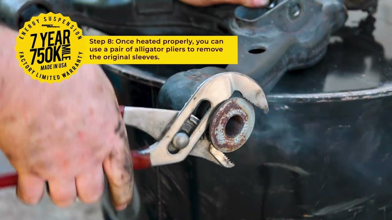 Energy Suspension Control Arm Bushings Install